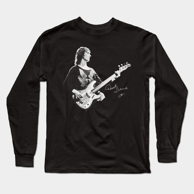 Denny Laine with Signature Long Sleeve T-Shirt by KIJANGKIJANGAN